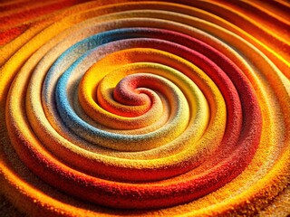 Stunning Sand Spiral - Whimsical Desert Vortex,  Nature Photography, Fine Art