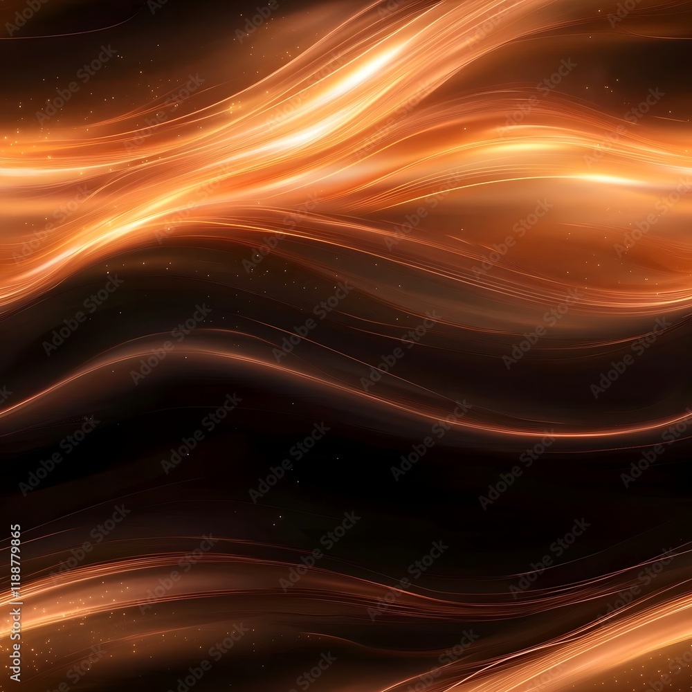 Poster vibrant gradient ombre blend of warm abstract colors in dynamic flow