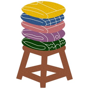 recommend clip art: laundry room. Washing machine and laundry detergent and laundry hanging on line. flat design style minimal vector illustration.