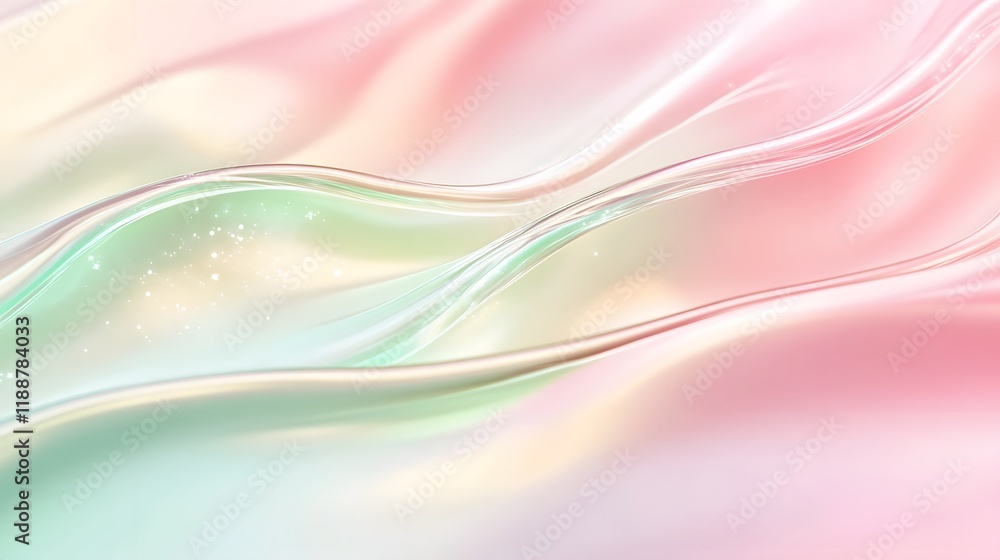 Aufkleber captivating abstract gradient with shimmering reflections for creative projects