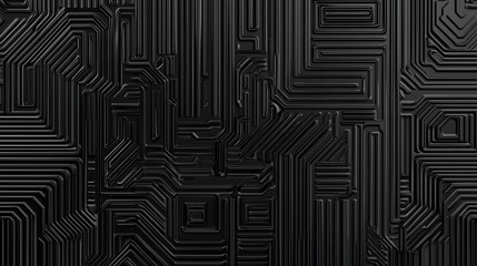 Intricate Circuit Design: A Futuristic Abstract Artwork of Modern Technology