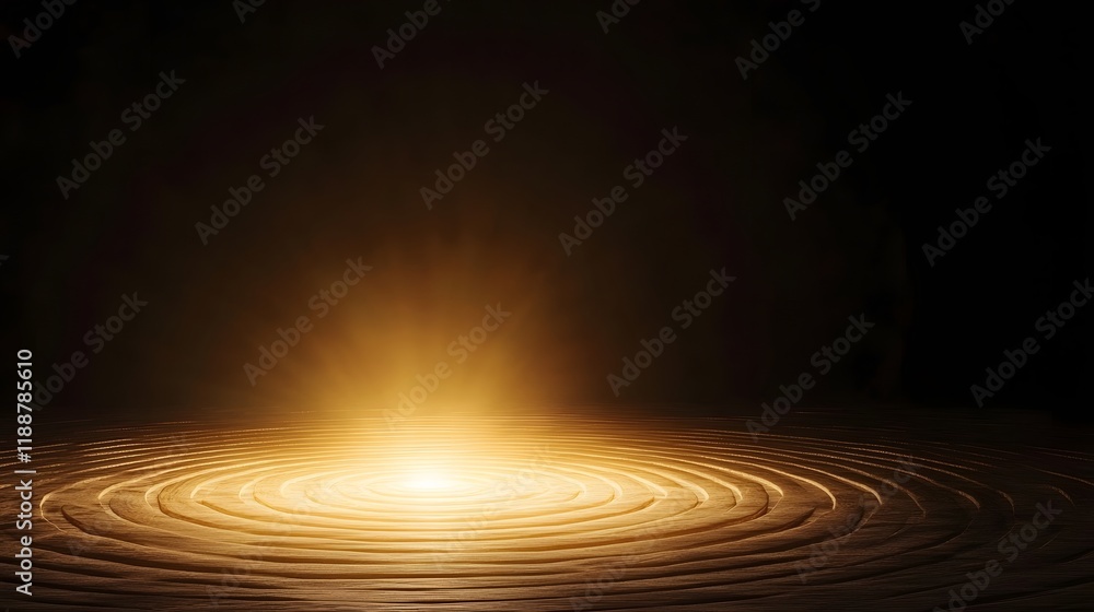 Poster labyrinth with glowing exit symbolizing path to discovering hidden potential