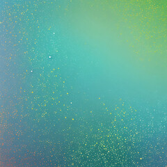 Obraz premium Teal light burst abstract beautiful rays on dark background with mint and golden sparkles