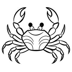 Fiddler Crab on white background