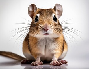 rat on white background