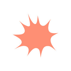 boom element isolated