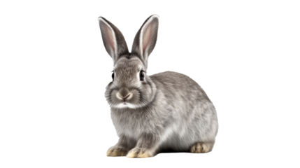 rabbit isolated on white