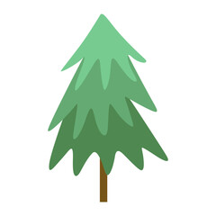 Obraz premium christmas tree illustration