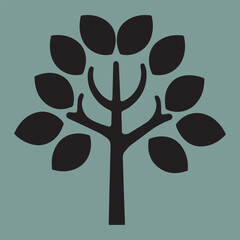 Symbolic Trees Icon vector That Inspire Growth