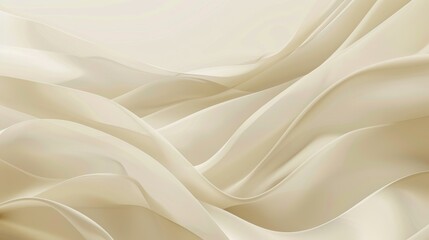 Fototapeta premium Cream-Colored Fabric Drape Wallpaper