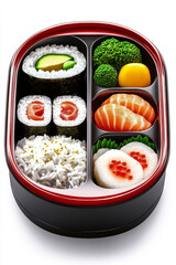 Delectable Sushi Bento Box: A feast for the eyes!