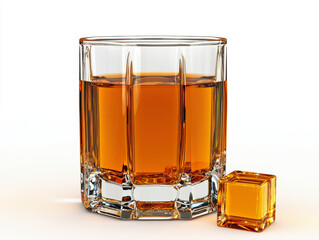 Golden Hour: Whiskey and Ice. A moment of pure indulgence.