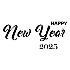 2025 Happy New Year design .