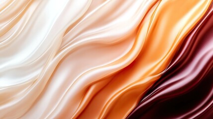 **Layered streaks of smooth gradients in symmetrical patterns