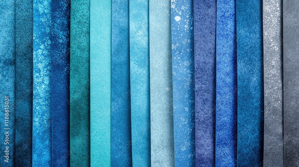 Aufkleber a luminous gradient transitioning from frosty teal to cobalt blue, with glowing transitions for a mo