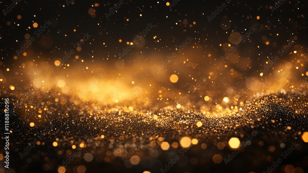 Poster a luxurious black and gold background featuring subtle metallic gradients, creating a refined and ex