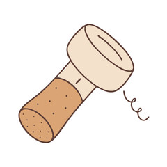wine cork vector icon, wine cork vector illustration - simple illustration of wine cork, perfect for logos,and wine cork -themed designs.