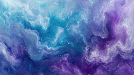 A sleek iridescent gradient featuring deep purples, soft blues, and silvery whites, forming a radiant, polished background.