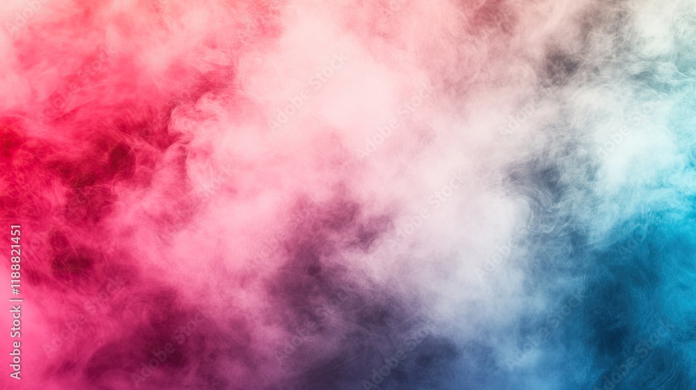Poster a smooth gradient fading from bright cyan to soft magenta, with flowing abstract textures and subtle