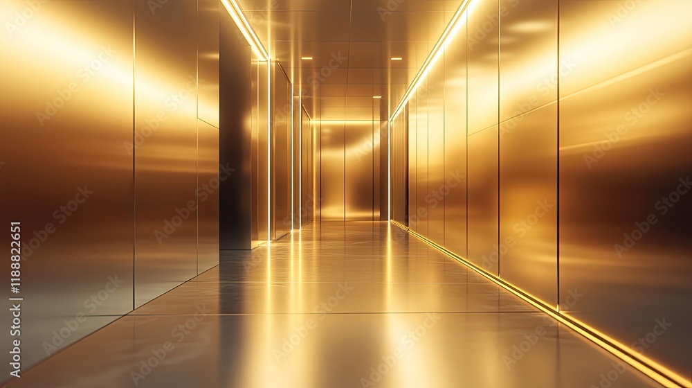 Poster a stylish luxury background featuring sleek metallic surfaces with soft lighting and deep textures, 