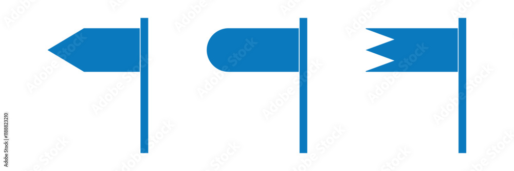 Poster flag icon. set of red flag icons. waving flag icon. different flag icons set.