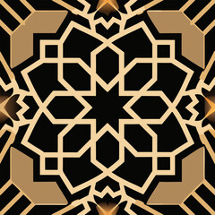 black and white seamless pattern illustration