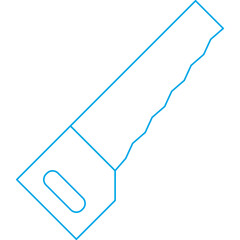 Saw icon single vector illustration