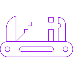 Utility Knife icon single vector illustration