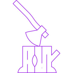 Axes icon single vector illustration