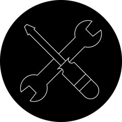 Layout Tools icon single vector illustration