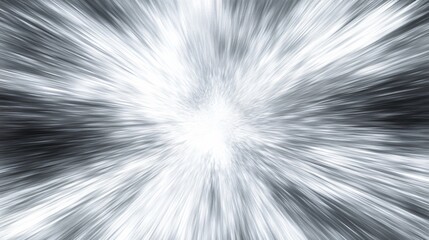 Fototapeta premium Abstract Silver Zoom Burst Background Image