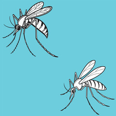 Mosquito bundle design art and illustrator eps