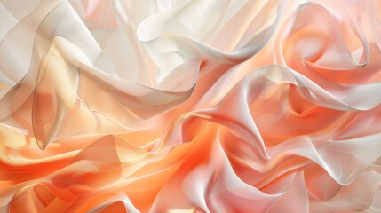 Fototapeta premium Abstract Draped Fabric Texture Wallpaper