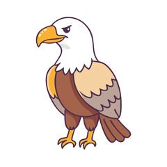 bald eagle vector icon, bald eagle vector illustration - simple illustration of bald eagle, perfect for logos,and bald eagle -themed designs.