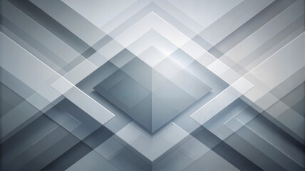 Fototapeta premium Minimalist grayscale diamond pattern with a gradient glow