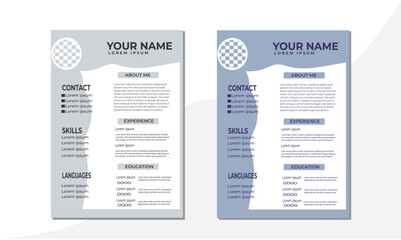 professional and creative cv design