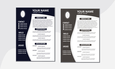 professional and creative cv design