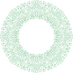 Beautiful flower art and mandala vector design