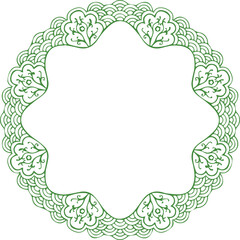 Beautiful flower art and mandala vector design