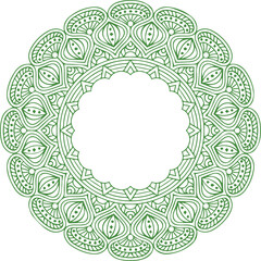 Beautiful flower art and mandala vector design