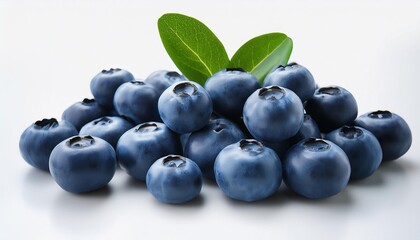 Fototapeta premium blueberries isolated on white background