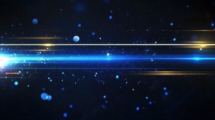 Obraz premium bokeh blue of. Sparkling lights product background. abstract bokeh light background bright. illustration