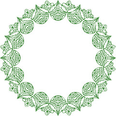 Beautiful flower art and mandala vector design