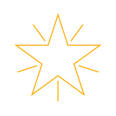gold star isolated