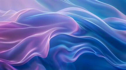 Fototapeta premium Abstract Purple Blue Swirling Fabric Texture Wallpaper