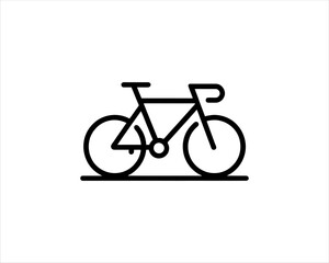 Fototapeta premium bicycle icon vector illustration