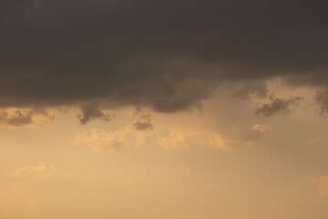 Storm on the Horizon at Sunrise