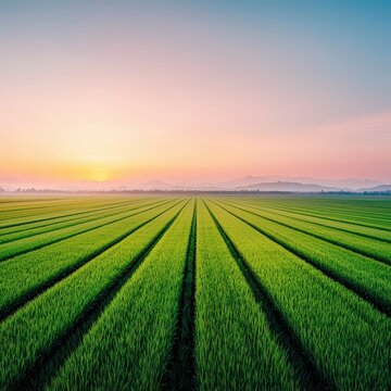 Smart agricultural fields using less water and absorbing more CO2