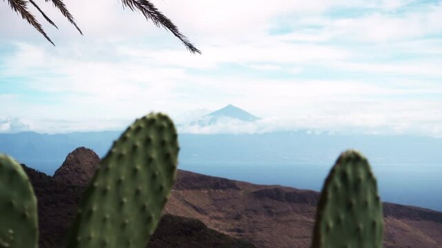 Scenic coastal trail along La Gomera's rugged northern coastline near Agulo, showcasing the island's wild beauty.