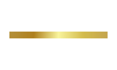 Gold banner ribbon on a transparent background. Shiny blank decor element for congratulatory text and luxury design. Gold gradient texture for ribbons, banners, coins, labels, and web templates